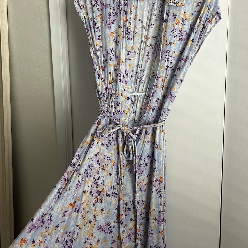 H&M Floral Maxi Dress - Purple and Yellow